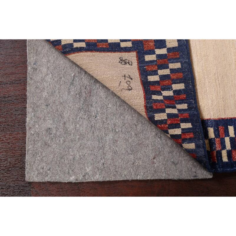 Gabbeh Kashkoli Oriental Staircase Runner Rug Hand-knotted Wool Carpet - 2'10" x 7'11"