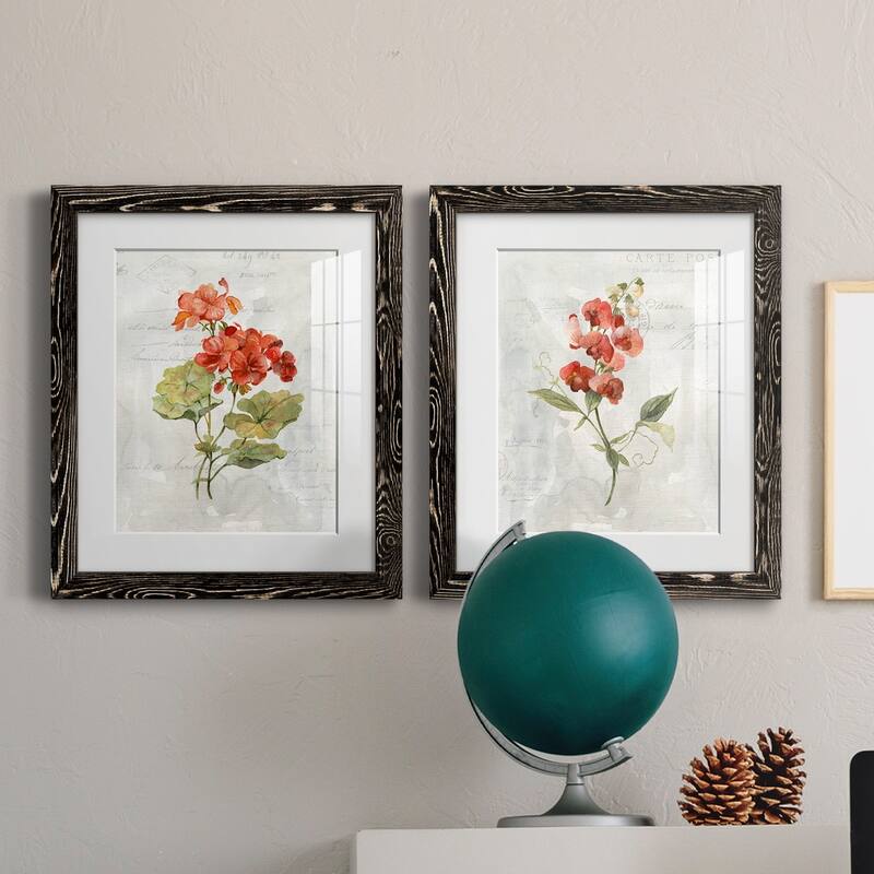 Linen Geranium-Premium Framed Print - Ready to Hang