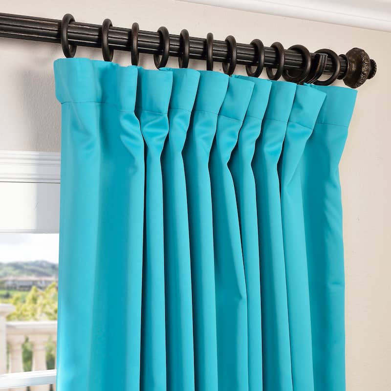 Exclusive Fabrics Extra Wide 96-Inch Room Darkening Curtain (1 Panel)
