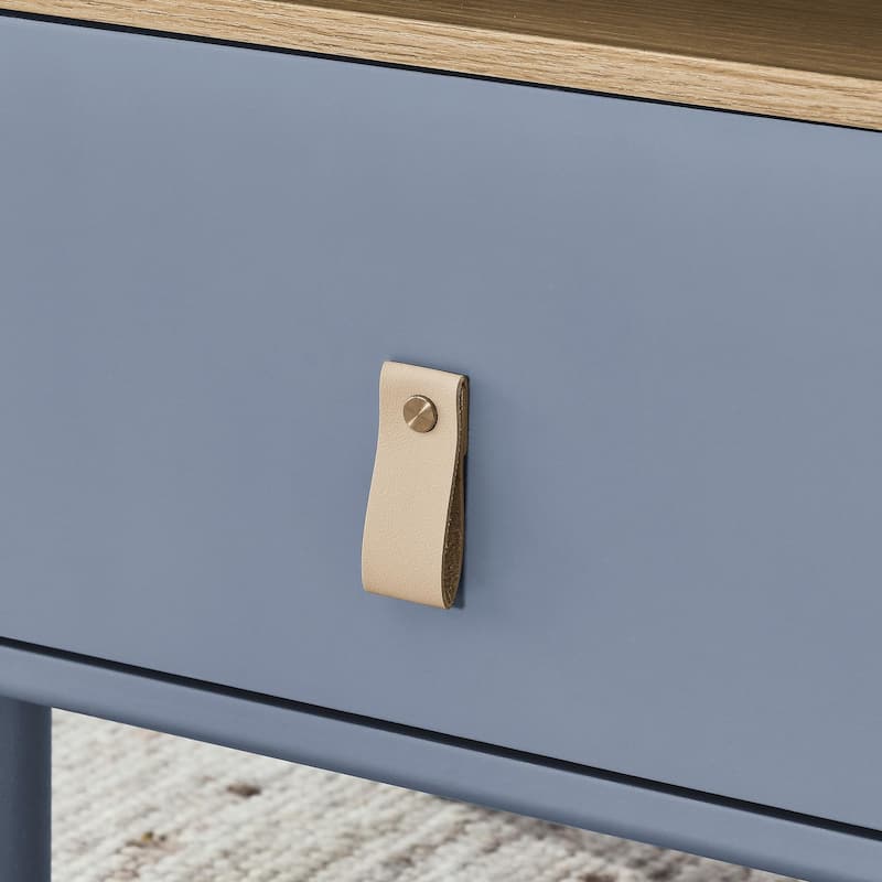 Modern Single-Drawer Bedside Table, Bedroom Nightstand, Wooden, Compact, Nordic Style