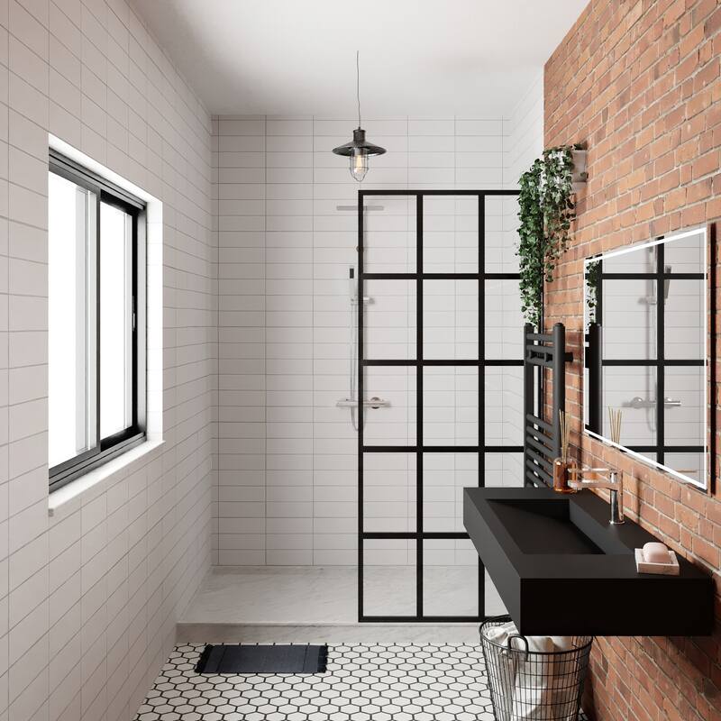 Pyramid Solid Surface Wall-Mounted Bathroom Sink