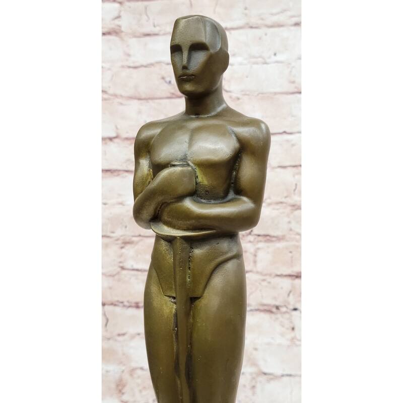 Real Bronze Statue Metal Academy Awards Oscar Trophy Movie Memorabilia