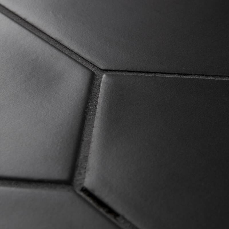 Merola Tile Kite Black 3-7/8" x 11-3/4" Porcelain Floor and Wall Tile