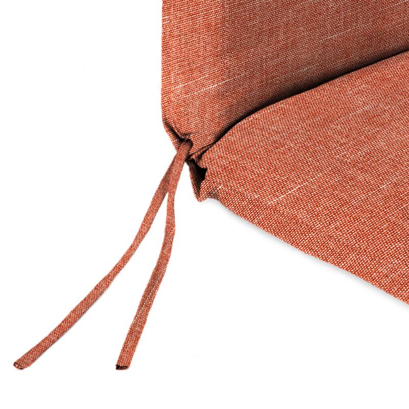 72" x 22" Outdoor Chaise Lounge Cushion with Ties and Loop - 72'' L x 22'' W x 3.5'' H