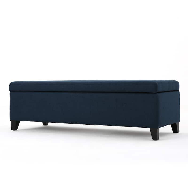 York Fabric Storage Ottoman Bench by Christopher Knight Home