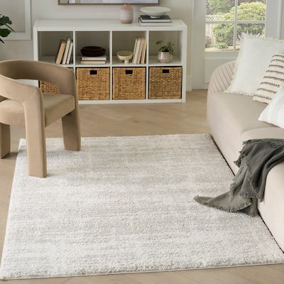 Nourison Modern Shag Indoor only Abstract Area Rug