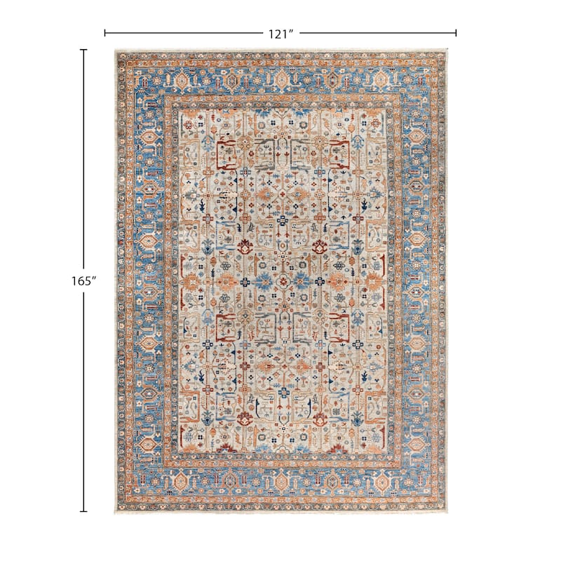 Serapi One-of-a-Kind Hand-Knotted Area Rug - Gray - 10' 1" x 13' 9"