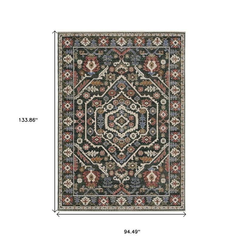 HomeRootsFloral Traditional Runner Area Rug
