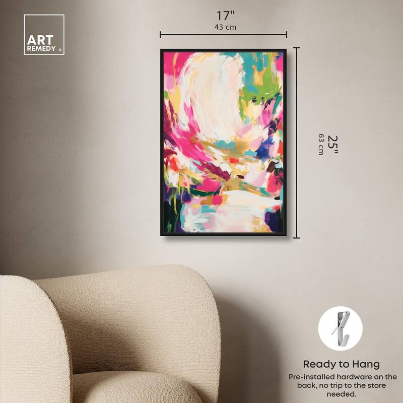 Deep Bloom II Canvas by Art Remedy