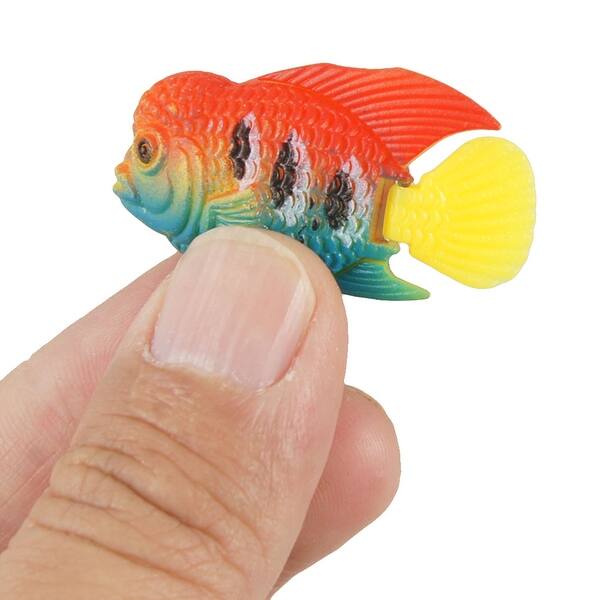 multi color artificial floating fish tank aquarium decor