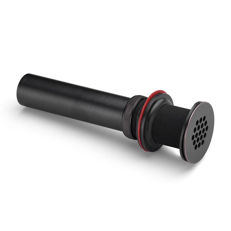 Luxier DS05-T Bathroom Sink Grid Drain Strainer with No Overflow - Oil Rubbed Bronze