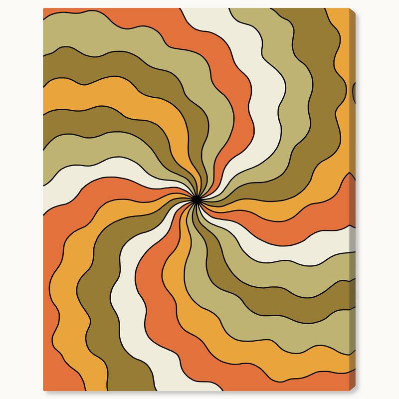 Wynwood Studio Canvas Abstract Tissue Paper Design Green Modern & Contemporary Wall Art Canvas Print