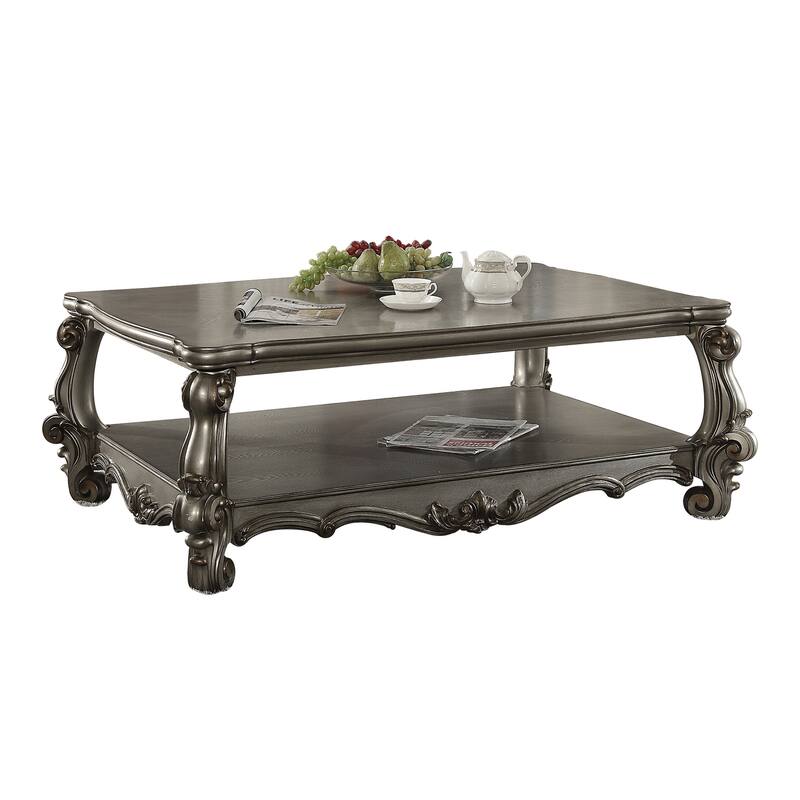 Calvert Coffee Table with Bottom Shelf