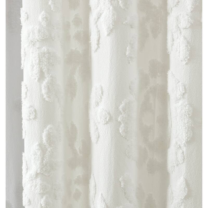 Peri Home Chenille Laurel Shower Curtain