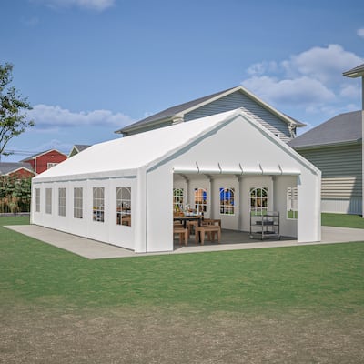 20x40FT Party Tent Heavy Duty, Large Wedding Event Shelters with 3 Carry Bags & Removable Sidewalls
