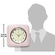 preview thumbnail 63 of 63, Infinity Instruments Retro 9.25-inch Square Wall Clock - 9.25 x 1.875 x 9.5