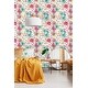Pattern with Flowers Peel and Stick Wallpaper - Bed Bath & Beyond ...