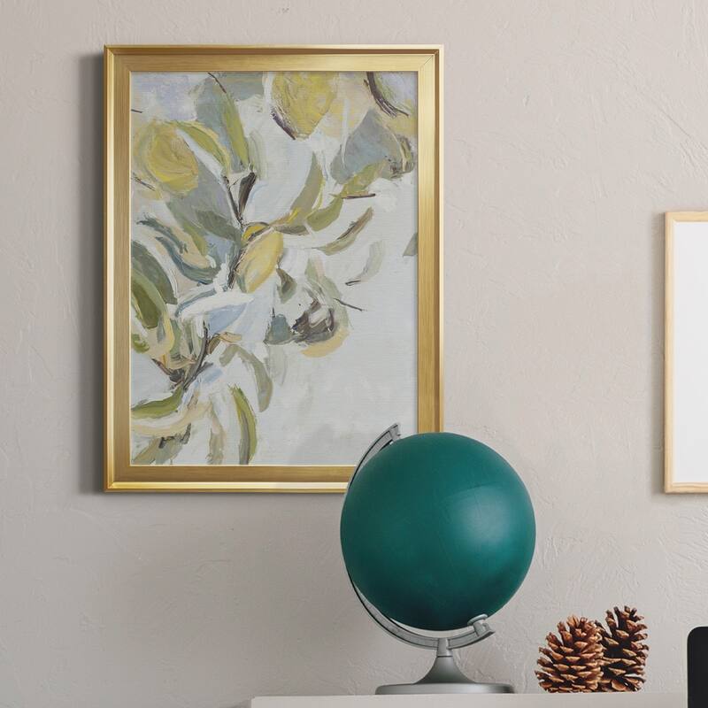Lemon Pears Premium Framed Canvas - Ready to Hang