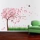 preview thumbnail 3 of 2, Walplus Colorful Grass Pink Cherry Blossom Wall Sticker Nursery Decor