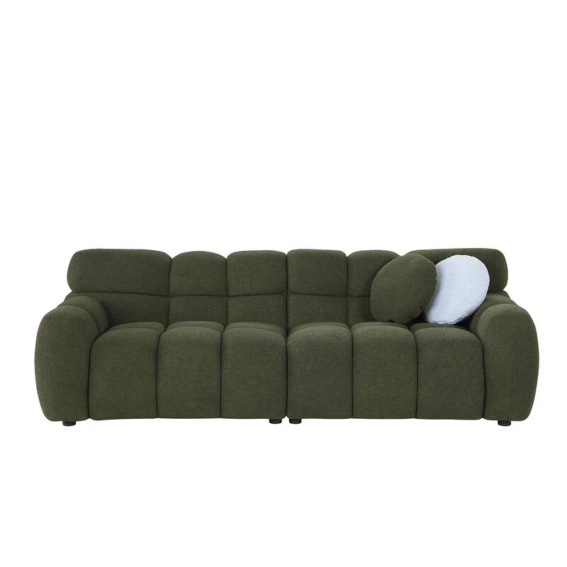Modern ergonomic marshmallow sofa for living room
