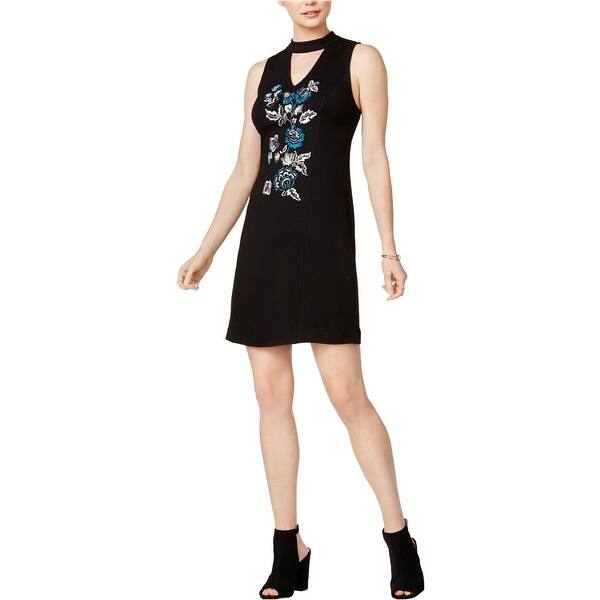 kensie black dress Womens Embroidered A-line Dress, Black, X-Small - Bed Bath & Beyond Size:Medium 16.0