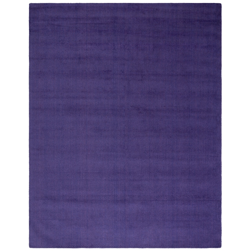 SAFAVIEH Handmade Himalaya Colorweave Plaid Modern Wool Rug - 9' x 12' - Purple