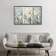 preview thumbnail 15 of 13, iCanvas "Triptych In Bloom" by Asia Jensen Framed