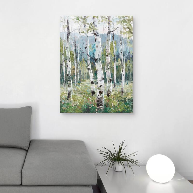 Spring Greens Light by Dean Bradshaw Canvas Art Print