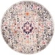 preview thumbnail 86 of 124, SAFAVIEH Madison Andra Boho Oriental Distressed Rug 11' Round - Grey/Blue