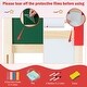 preview thumbnail 5 of 8, Costway 3-in-1 Kids Art Easel Double-Sided Wooden Adjustable Magnetic - See Details
