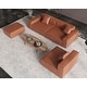 preview thumbnail 2 of 9, Vegan Leather 6-Piece Sectional Sofa