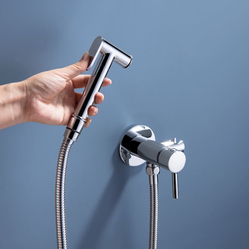 Handheld Bidet Sprayer Bidet Hand Held Sprayer for Toilet Shattaf Toilet Attachment With Mixer Valve