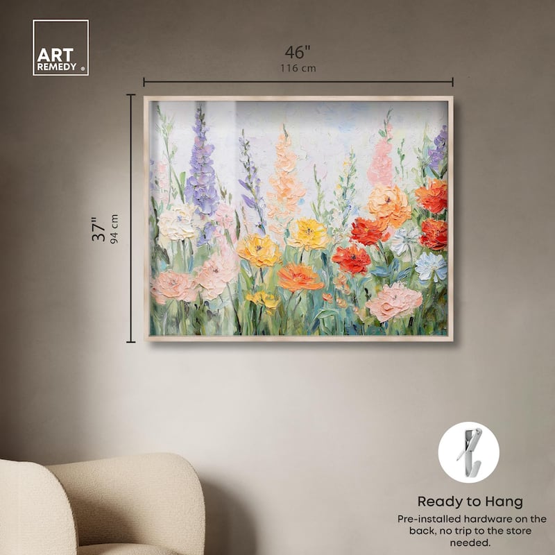 Summer Abundance I Shadowbox by Art Remedy