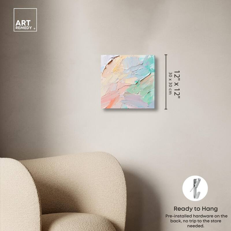 Flowing Mousse III Canvas by Art Remedy, Gallery Wrapped