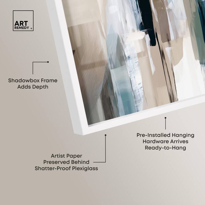 Color Columns Shadowbox by Art Remedy