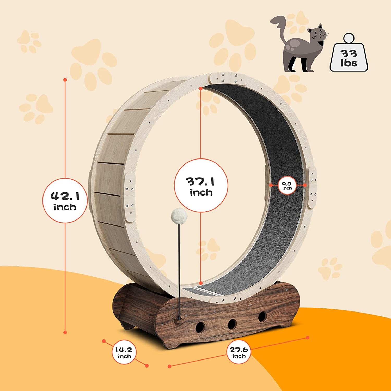 Cat exercise outlet wheel for sale