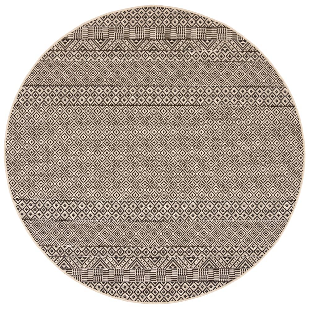 SAFAVIEH Courtyard Shikibu Indoor/ Outdoor Waterproof Patio Backyard Rug