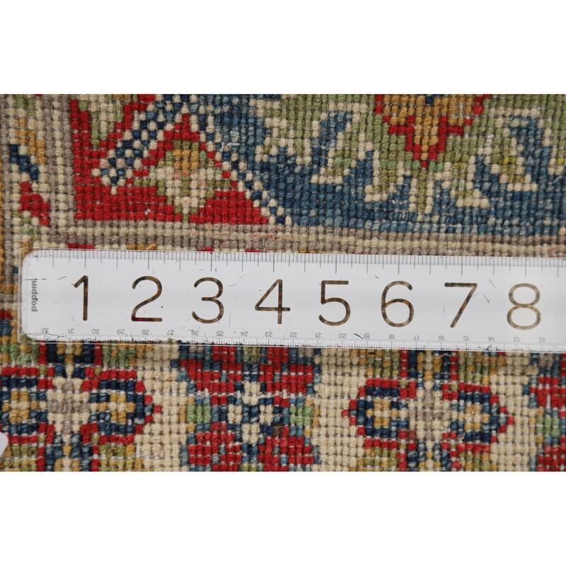 Blue Kazak Oriental Foyer Rug Hand-Knotted Accent Wool Carpet - 2'0" x 3'0"