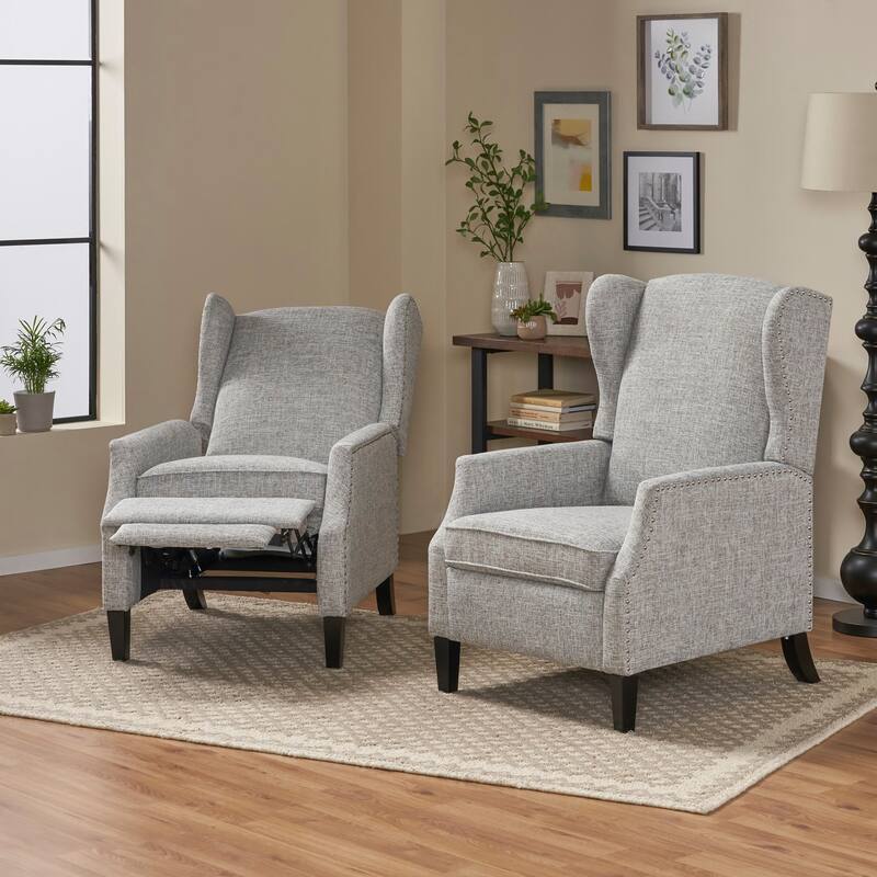 Wescott Contemporary Recliners (Set of 2) by Christopher Knight Home