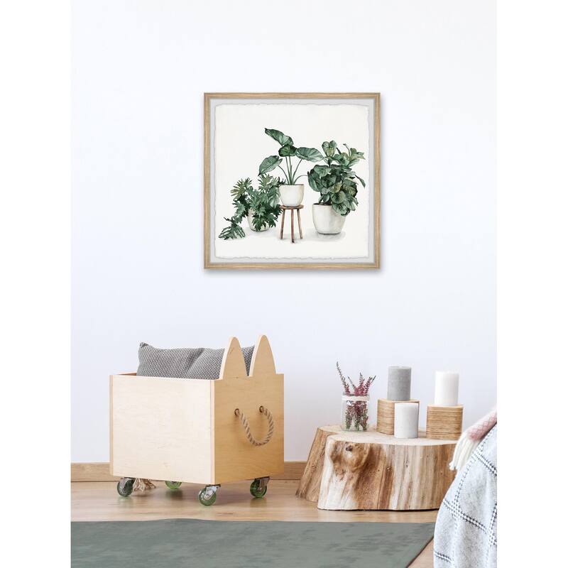 Blooming Garden Framed Print - Indoor Flower Wall Art - Home Decor Painting