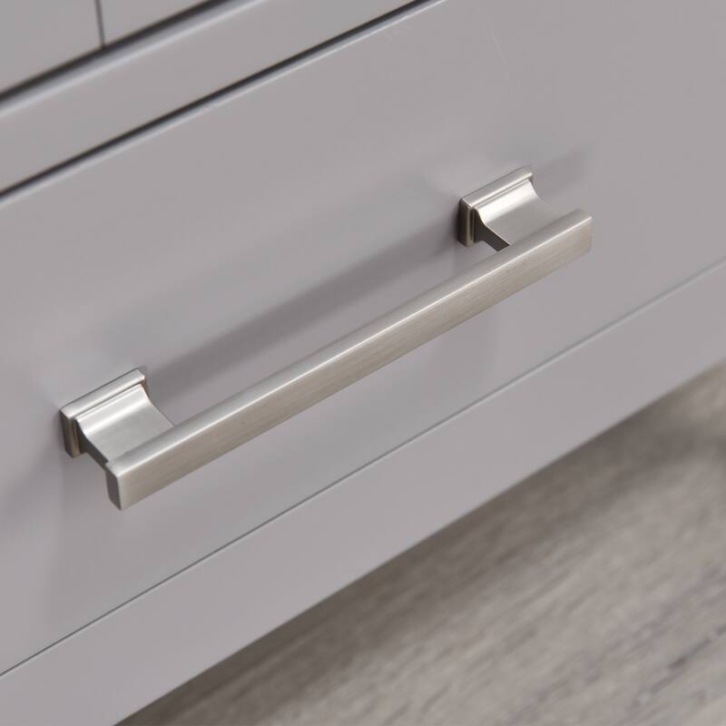 StarrySky 54 inch Undermount Single Sink Bathroom Vanity with Engineered Carrara Marble Top - 54 inch