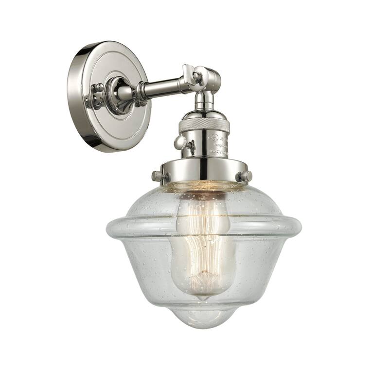 Innovations Lighting Small Oxford Single Light 12" Tall Bathroom