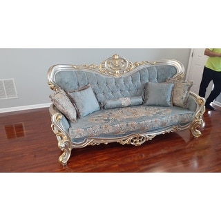 Yildiz Traditional Two Sofas And One Chair Living Room Set - Bed Bath ...