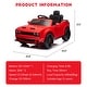 preview thumbnail 22 of 33, 12V Kids' Electric Ride On Car, Licensed Dodge Challenger Electric Car