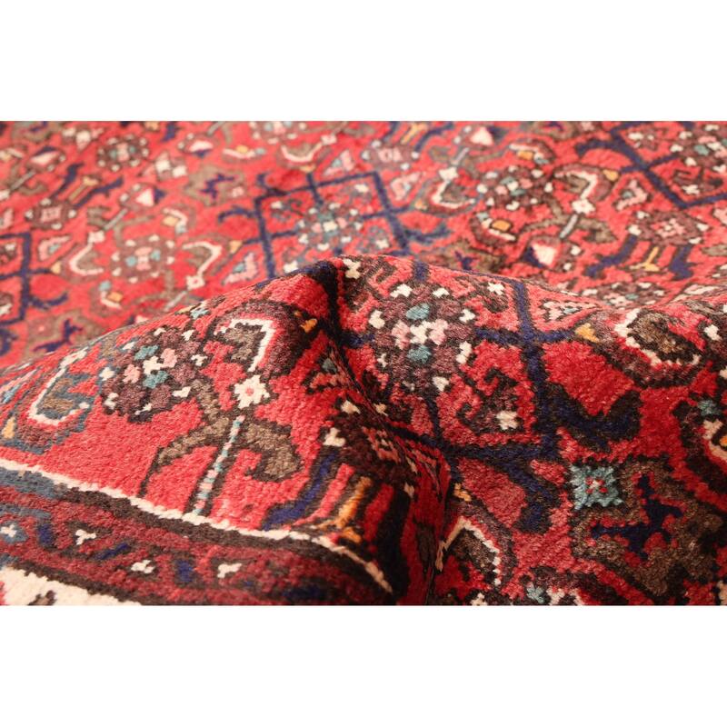 ECARPETGALLERY Hand-knotted Andelz Red Wool Rug - 3'2 x 9'9