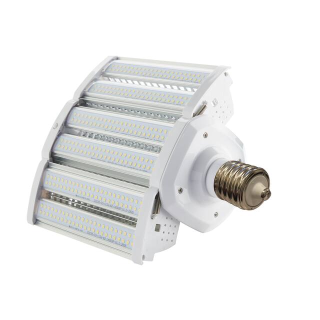 110 Watt LED Hi-Lumen Shoe Box Style Lamp For Commercial Fixture Applications 5000K Mogul Extended 100-277 Volts - White
