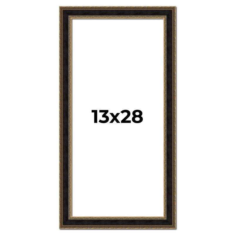 13x28 Frame Gold Antique Vintage Sold Wood Picture Frame | 1.75 Inch