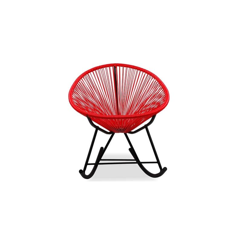 Acapulco Rocker Chair - H34.5xW28.5xD32.75 - Red