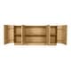 preview thumbnail 4 of 10, Macari Mid-Century Modern Rounded 4-Door Sideboard