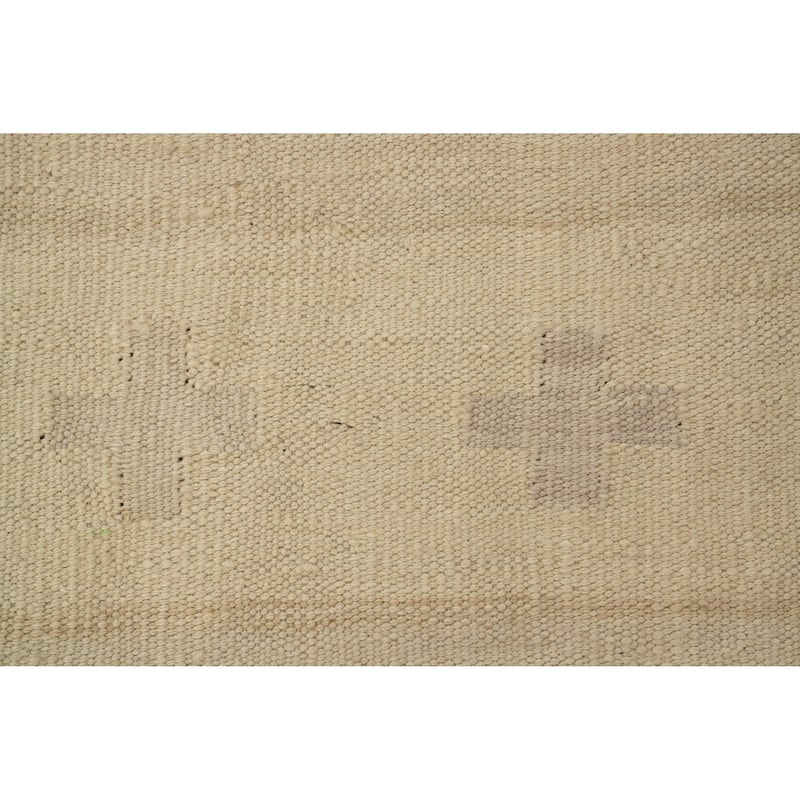 Hand Woven Oriental 100% Wool Carpet Southwestern Tribal Multi-Colored Kilim Area Rug - 12' 10'' X 9' 8''